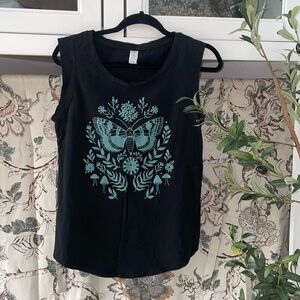 Black printed tank